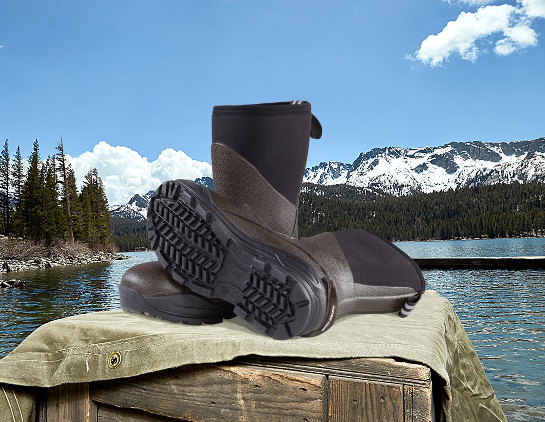 S5: e.s. S5 Bottes de sécurité en néoprène Kore high + marron/noir 1