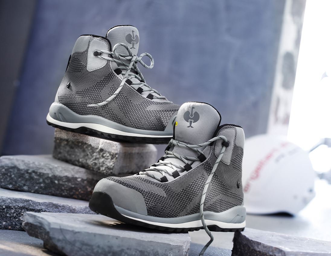 S3: e.s. S3 Safety boots Zardik mid + white/platinum