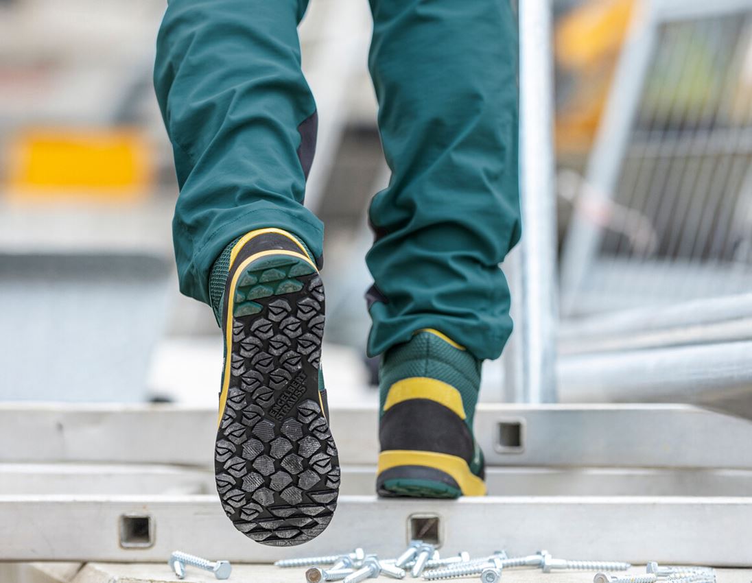 Chaussures de sécurité: S7 Chaussures hautes de sécurité e.s. Murcia mid + vert émeraude/jaune chrome 3