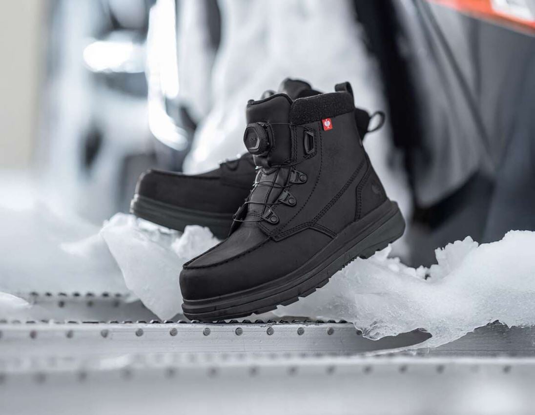 S7: S7S Safety boots e.s. Woodside mid + black