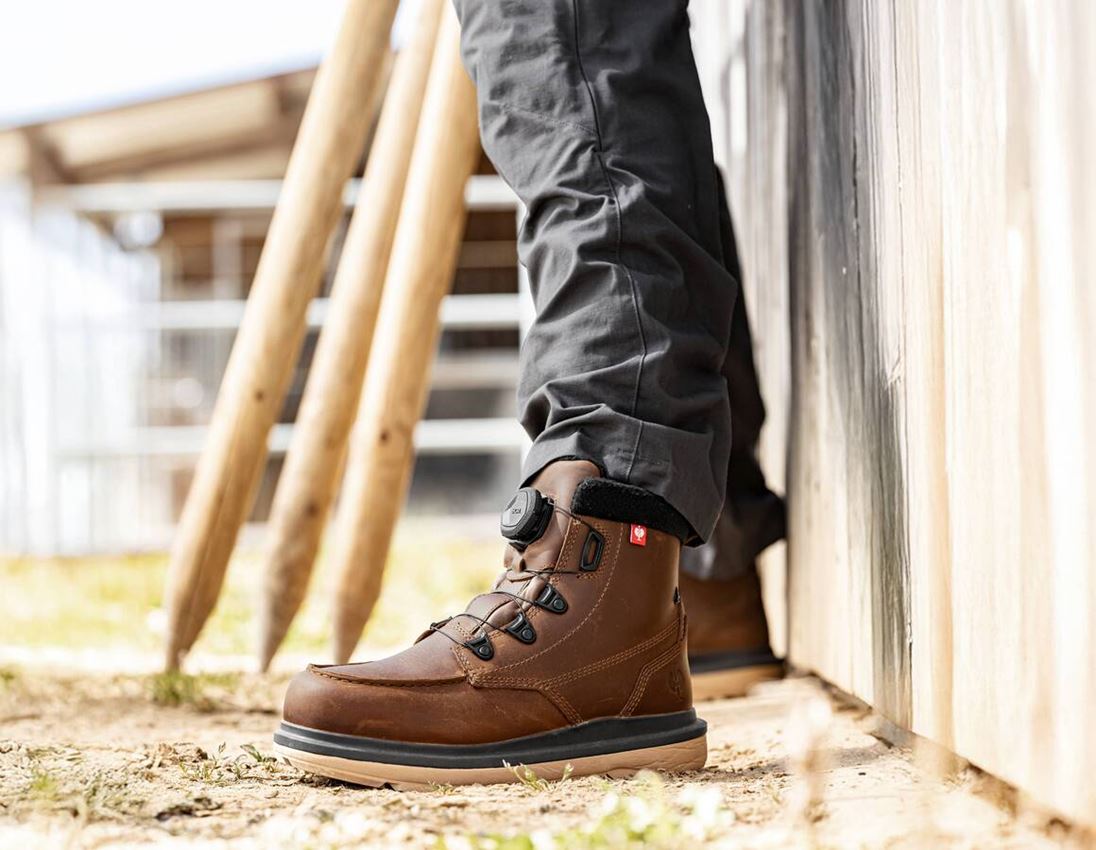 S7: S7S Safety boots e.s. Woodside mid + desertbrown 2