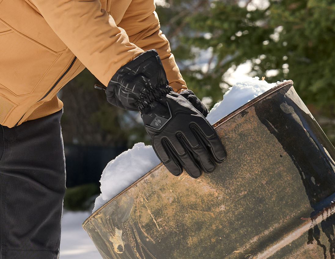 Hybrides: e.s. Gants d’hiver Cupid Ice + noir/gris 1