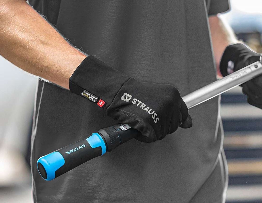 Sécurité au travail: e.s. Gants Nitrile FIBERTWIN® Senso Grip Winter + noir
