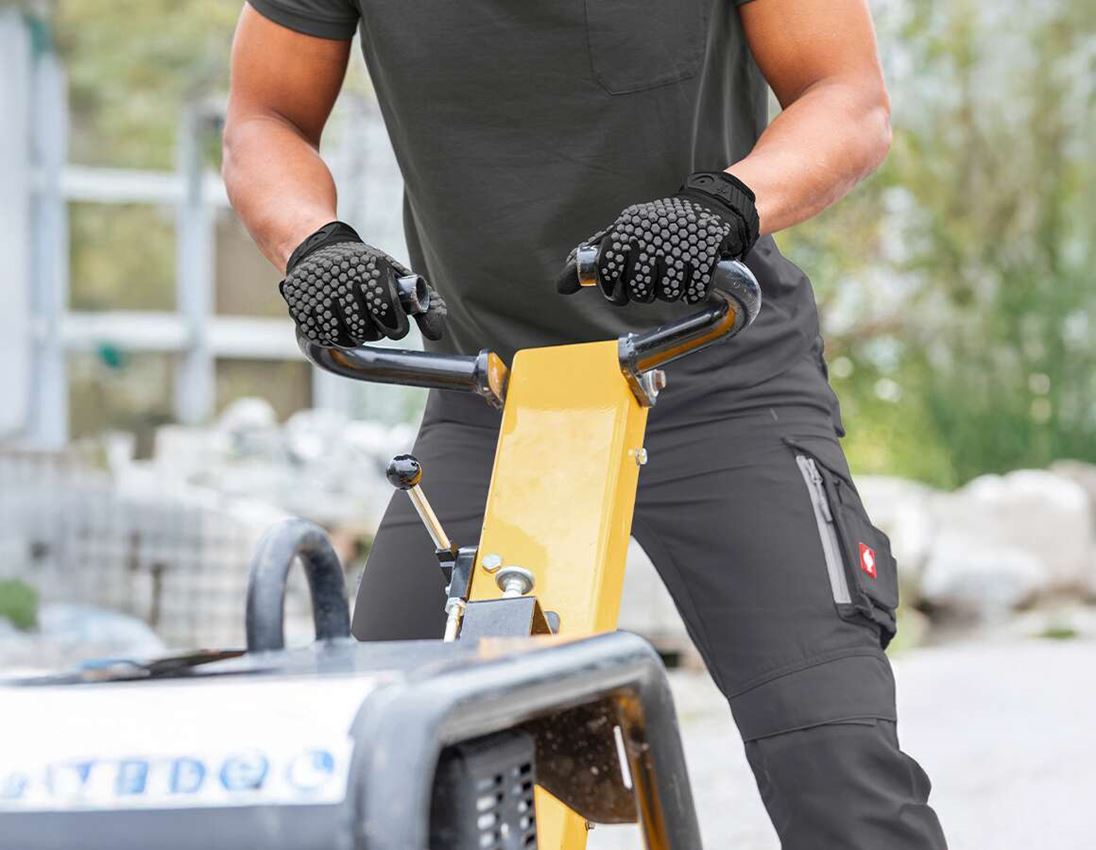 Revêtement: e.s. Gants en nitrile VibraSafe + noir 1