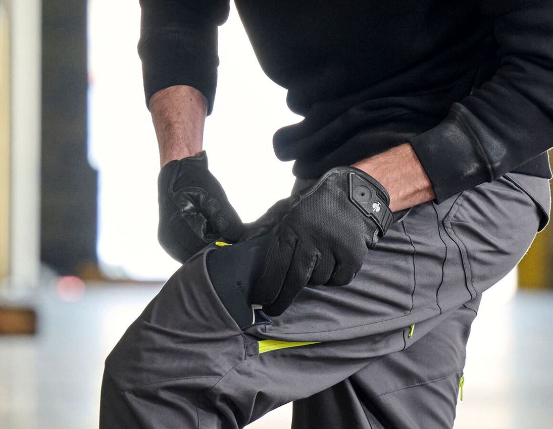 Hybrid: e.s. Assembly gloves Protect light + black 1