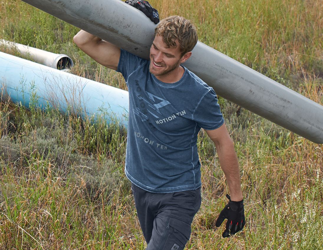 Shirts, Pullover & more: T-Shirt e.s.motion ten + slateblue vintage 1