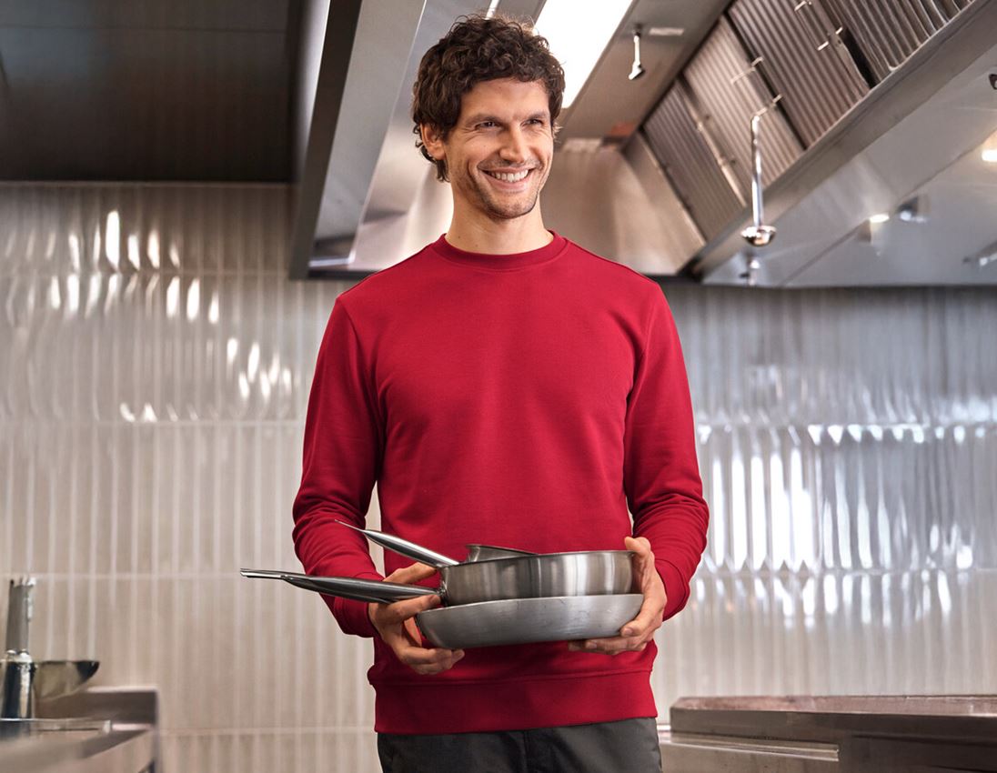 Topics: Sweatshirt e.s.industry + fiery red 1