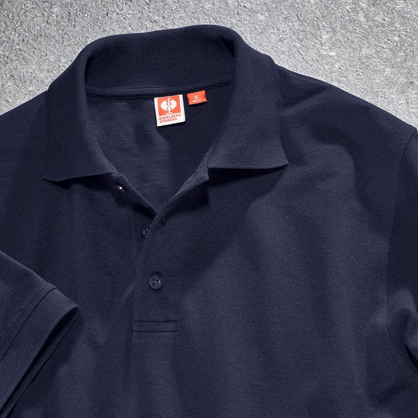 Topics: Pique-Polo e.s.industry + navy 2