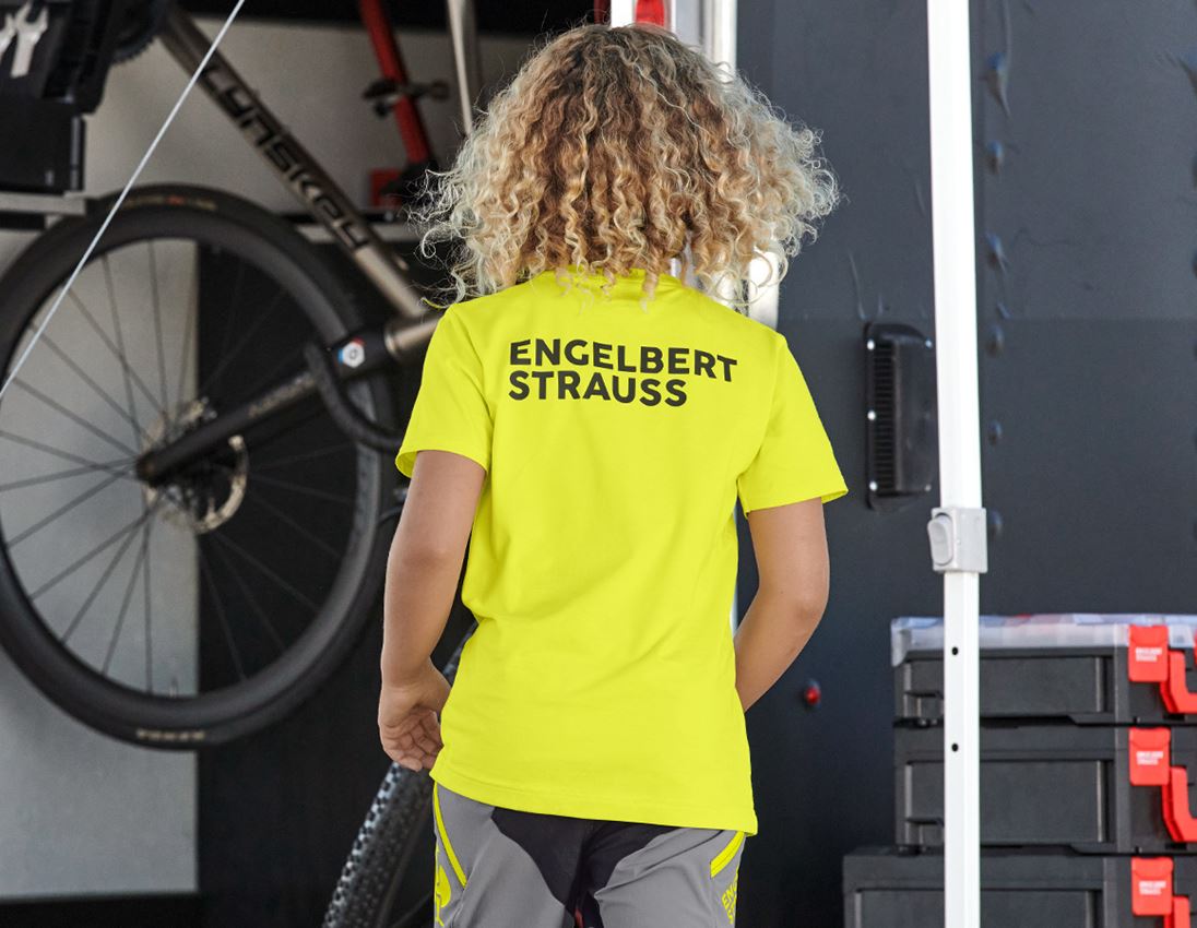Vêtements: T-Shirt e.s.trail, enfants + jaune acide/noir 1