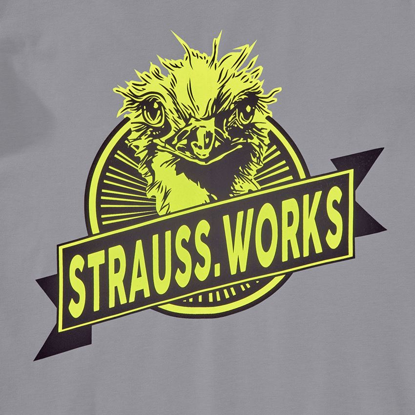 Hauts: e.s. T-shirt strauss works, femmes + platine 2
