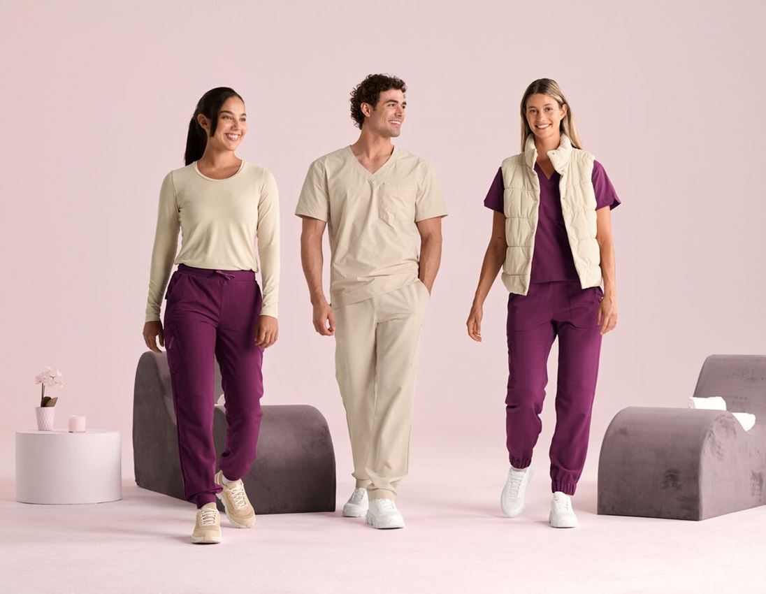 Hauts: Modal-Longsleeve e.s.avida, femmes + beige jura 2