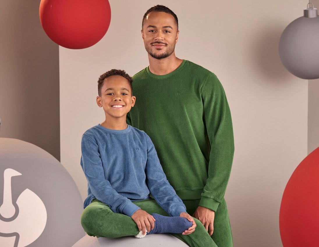 Hauts: e.s. Sweatshirt Terry + vert nordique 2