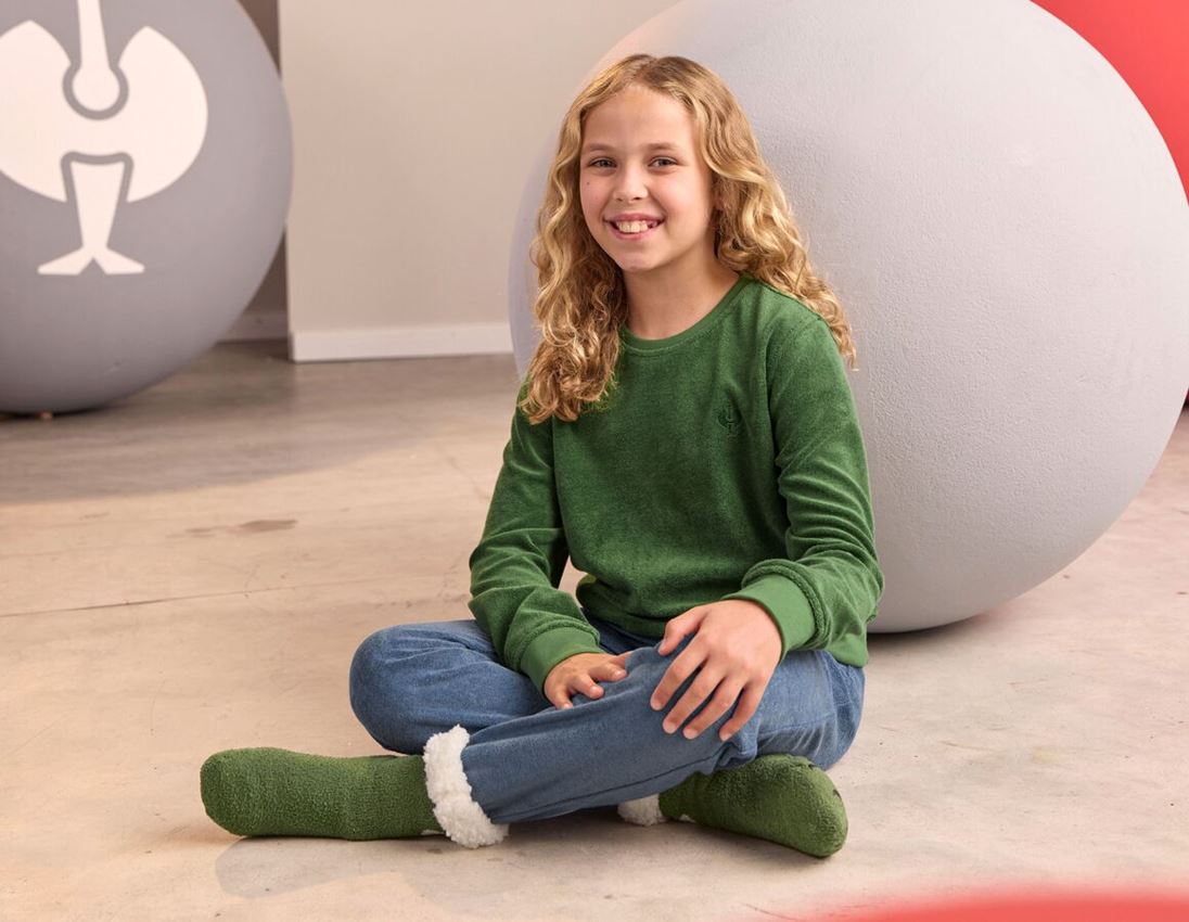 Vêtements: e.s. Sweatshirt Terry, enfants + vert nordique 1