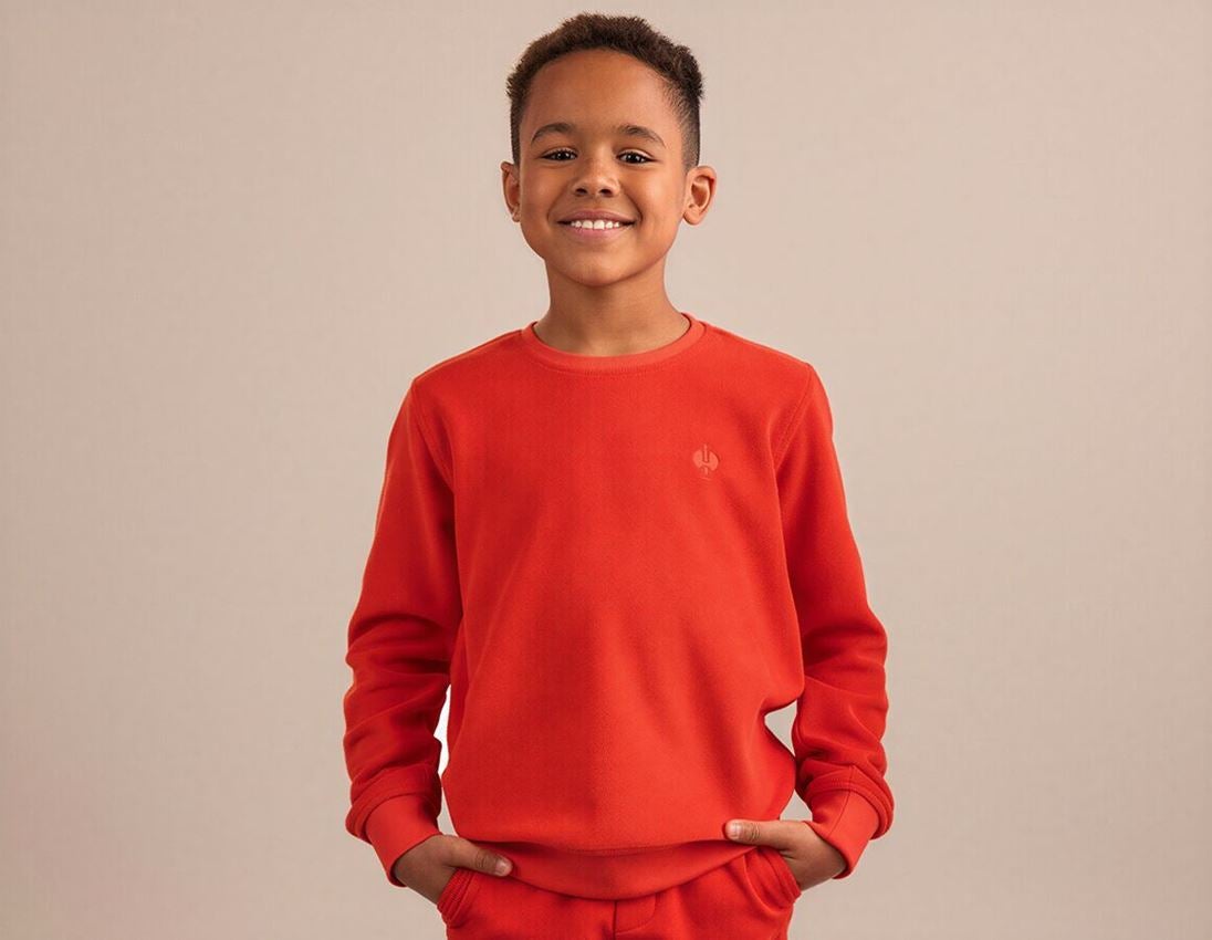 Shirts, Pullover & more: e.s. Sweatshirt Terry, children's + straussred
