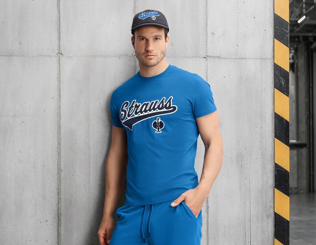 Shirts, Pullover & more: T-shirt e.s.e:pic + gentianblue/graphite