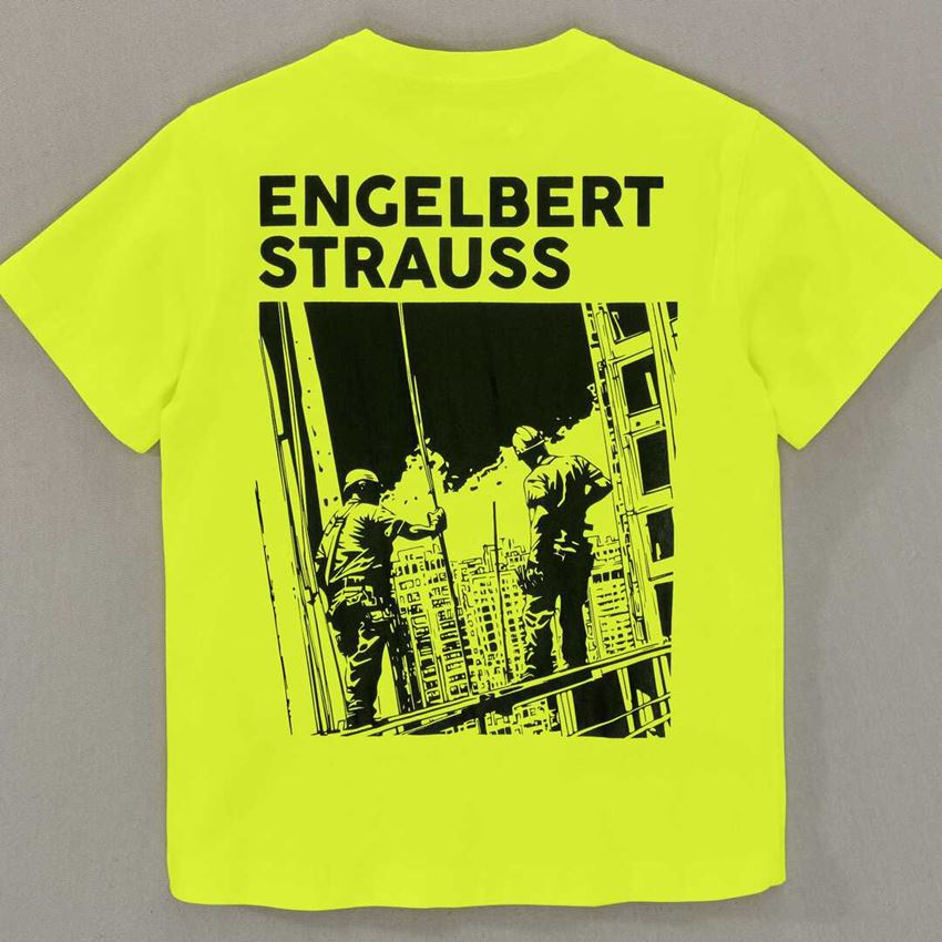 Hauts: e.s. T-Shirt neon, enfants + jaune néon vintage 2