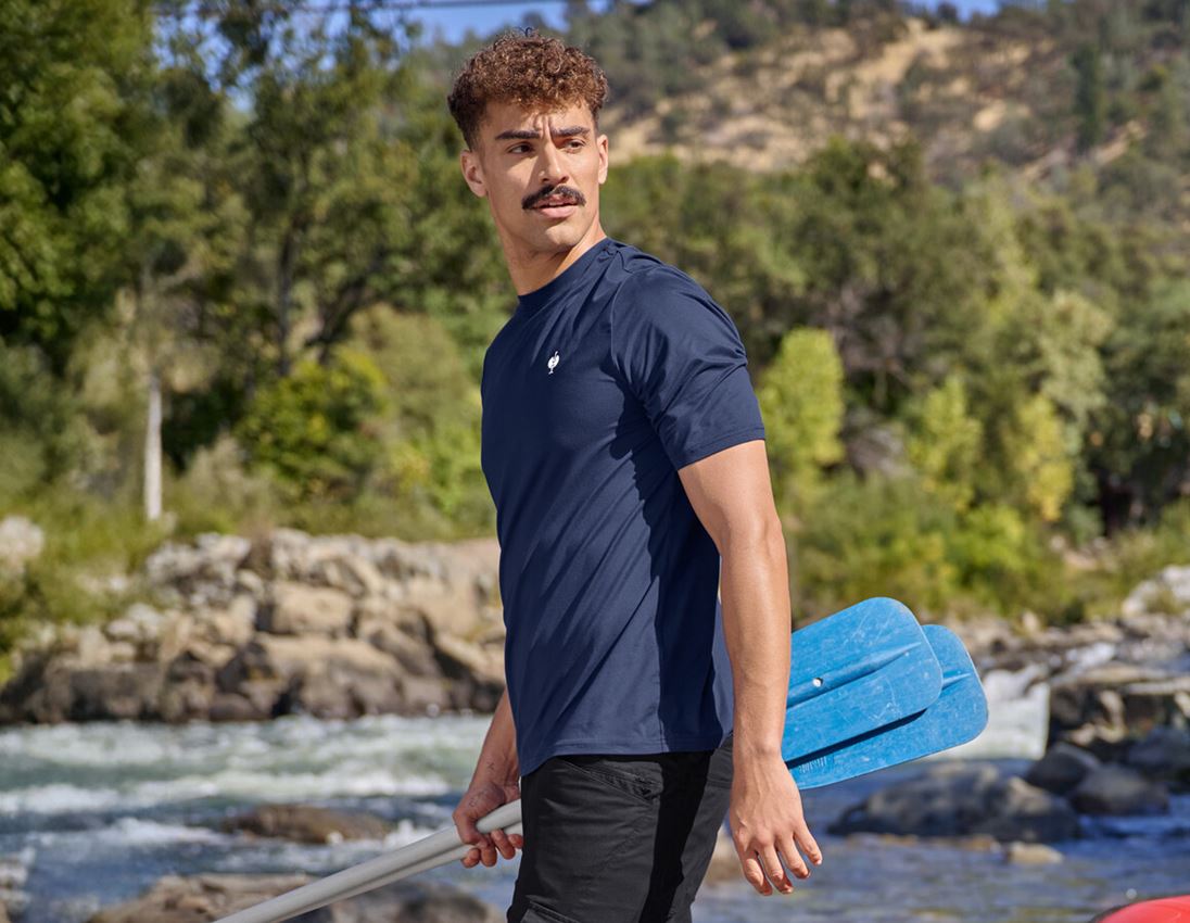 Shirts, Pullover & more: Functional t-shirt UV e.s.trail + deepblue/white 1