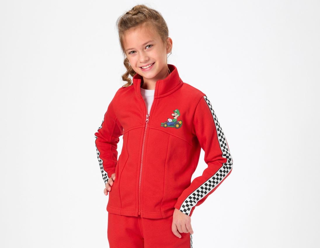 Collaborations: Mario Kart sweat jacket, children's + straussred