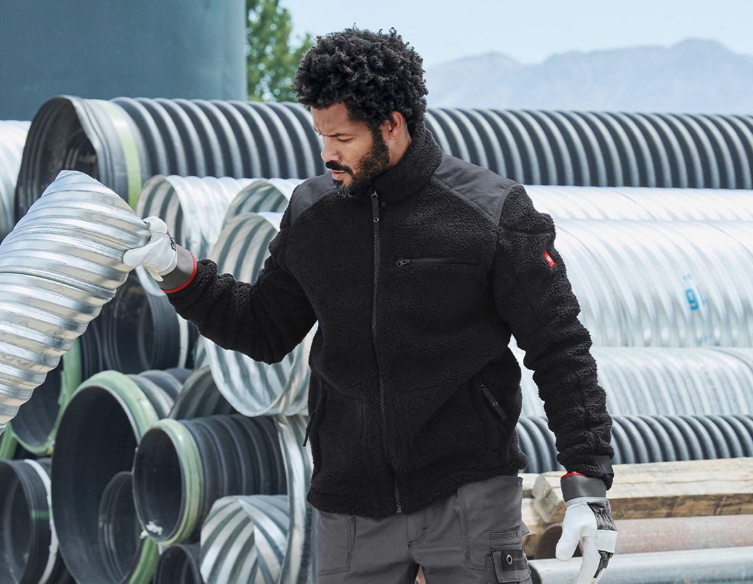 Thèmes: Veste en fibre polaire e.s.roughtough  + noir