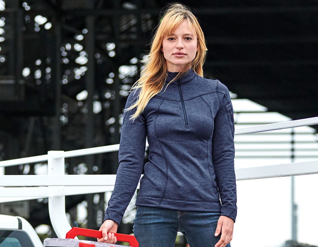 Hauts: Pull camionneur climacell e.s.dynashield,femmes + pacifique mélange