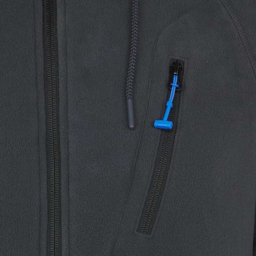 Work Jackets: Hooded fleece jacket e.s.motion 2020 + graphite 2