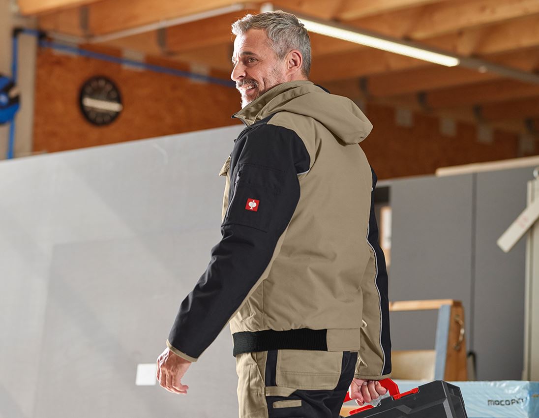 Topics: Pilot jacket e.s.image  + khaki/black 2