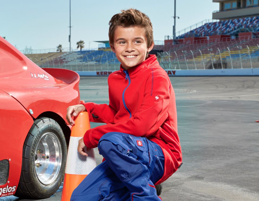 Clothing: 3 in 1 functional jacket e.s.motion 2020,  childr. + royalblue/fiery red 3