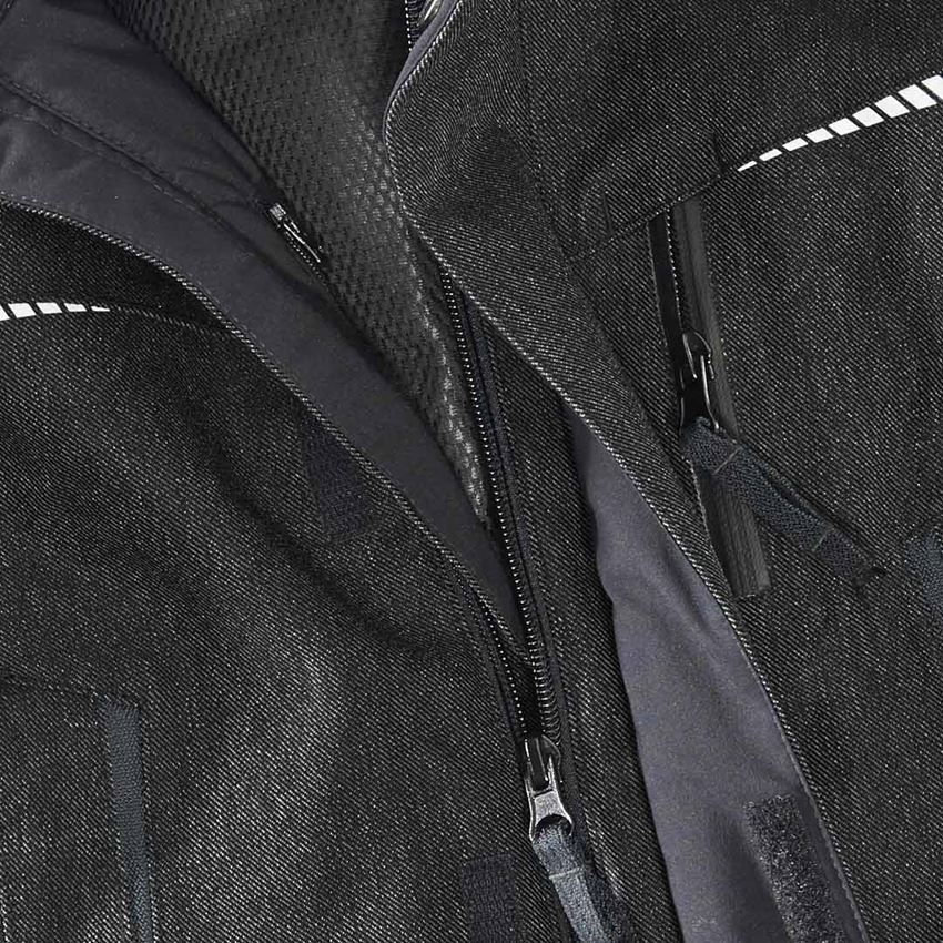 Jackets: Winter functional pilot jacket e.s.motion denim,c. + graphite 2