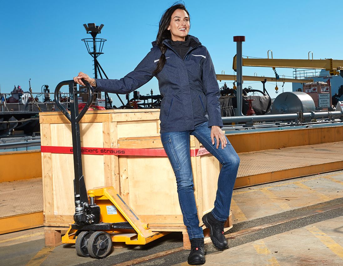 Work Jackets: Functional jacket e.s.motion denim, ladies' + indigo 2