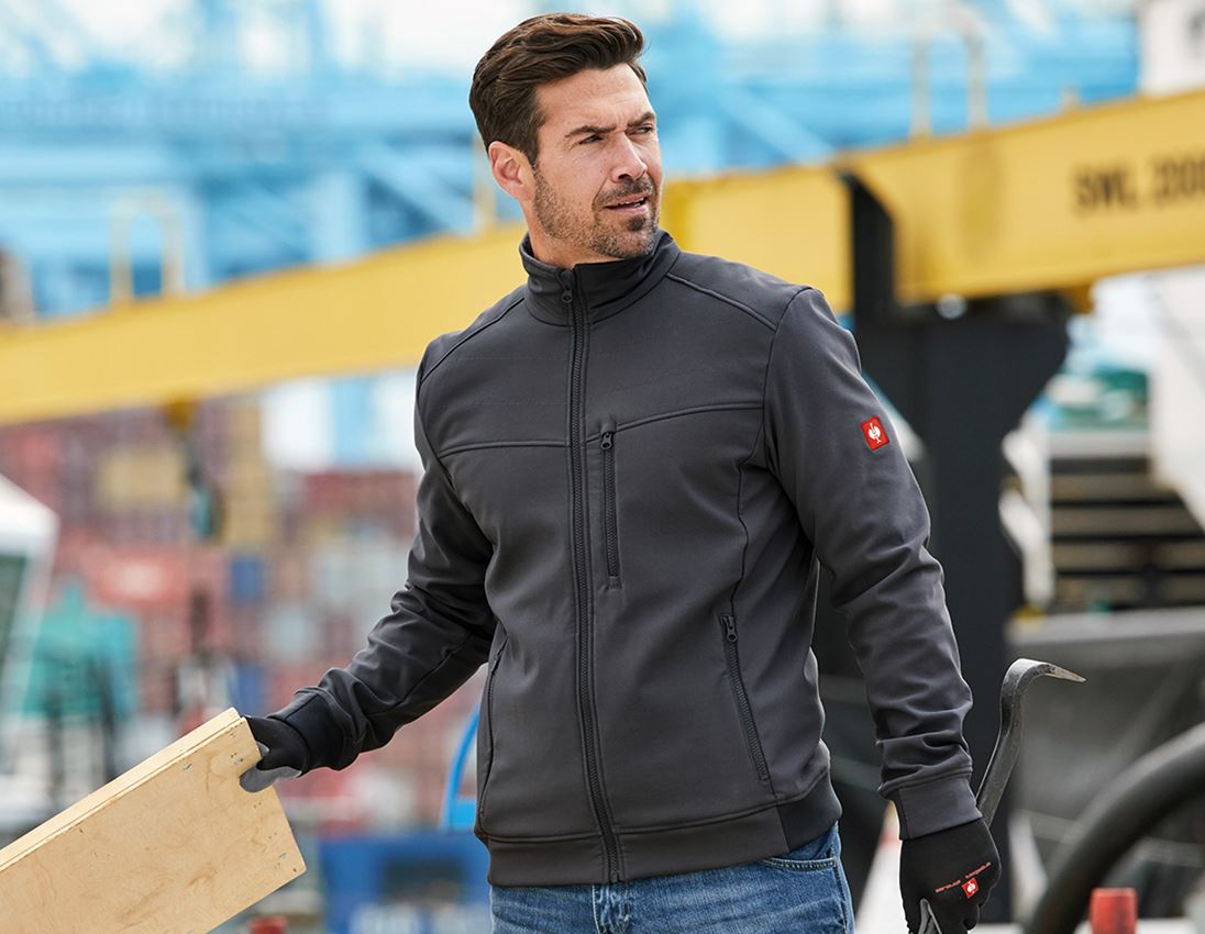 Work Jackets: Jacket shellloft e.s.dynashield + anthracite