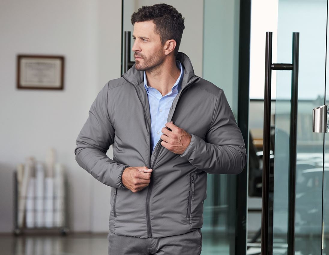 Work Jackets: e.s. Padded jacket CI + anthracite