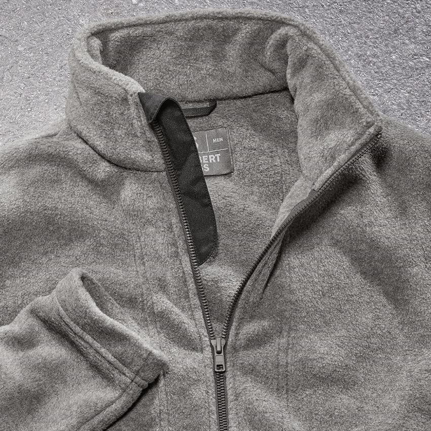 Work Jackets: Fleece jacket e.s.vintage + pewter melange 2