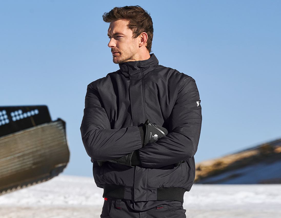 Work Jackets: Pilot jacket e.s.concrete + black 1