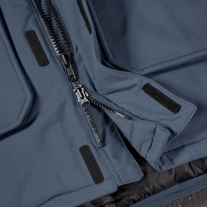 Vestes de travail: Parka e.s.iconic + bleu oxyde 2