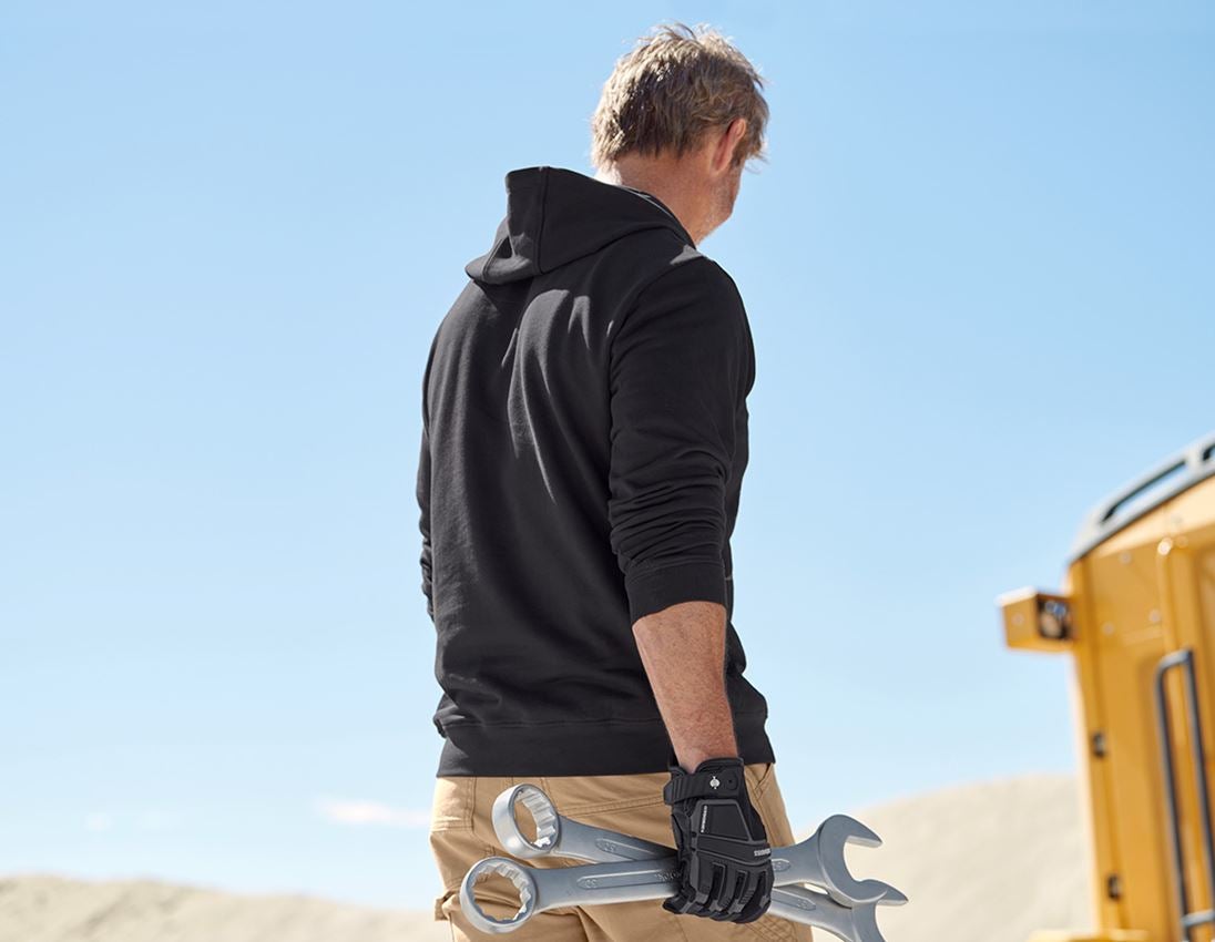 Shirts, Pullover & more: Hoody sweatshirt e.s.iconic works + black 1