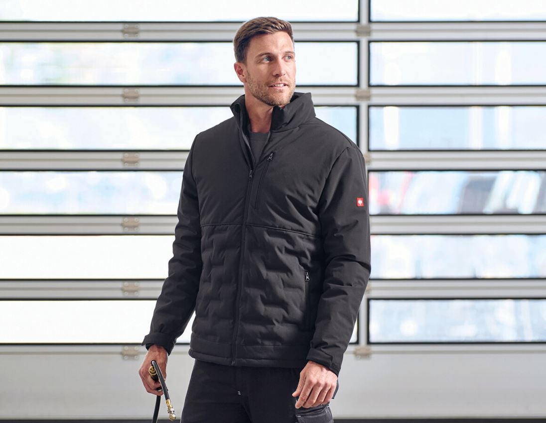 Work Jackets: e.s. Padded jacket + black