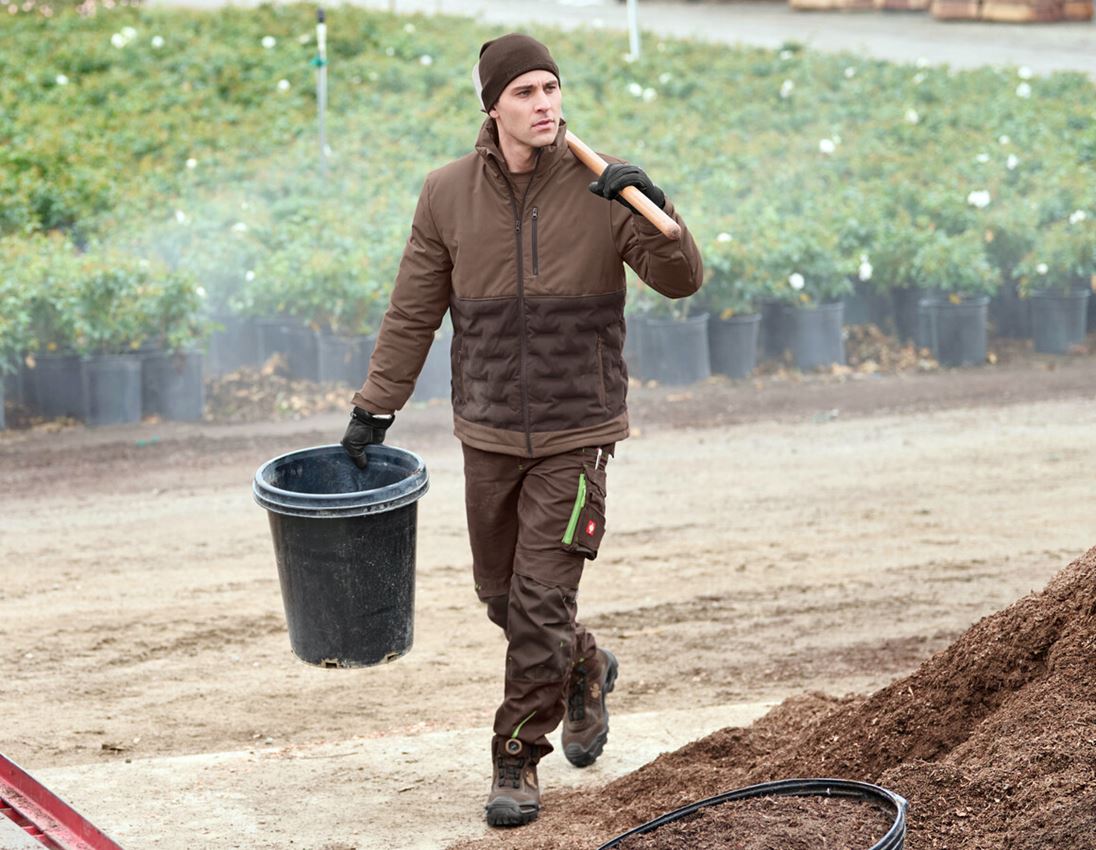Vestes de travail: e.s. Veste Padded + noisette/marron 3