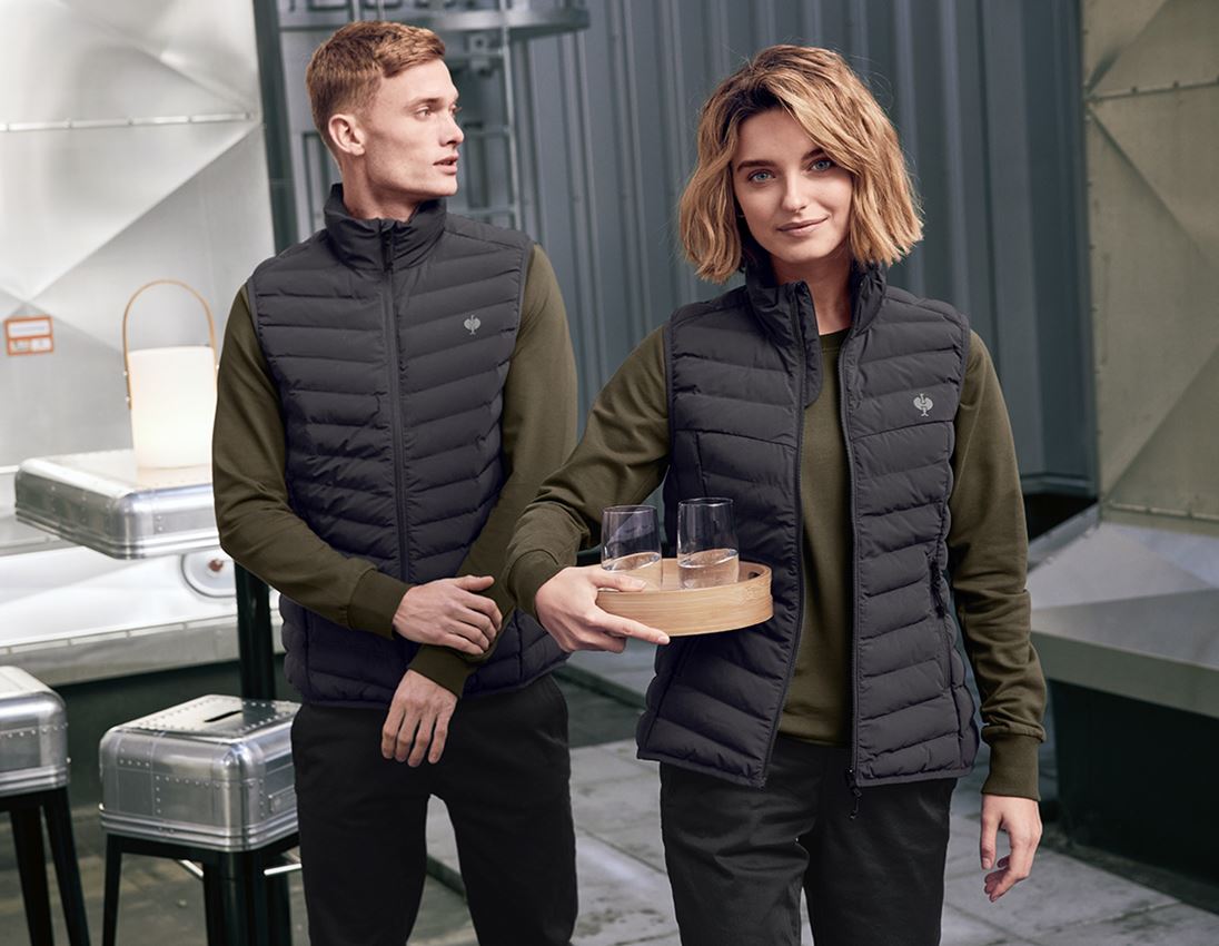 Work Body Warmer: Bodywarmer e.s.motion ten, ladies' + oxidblack 2