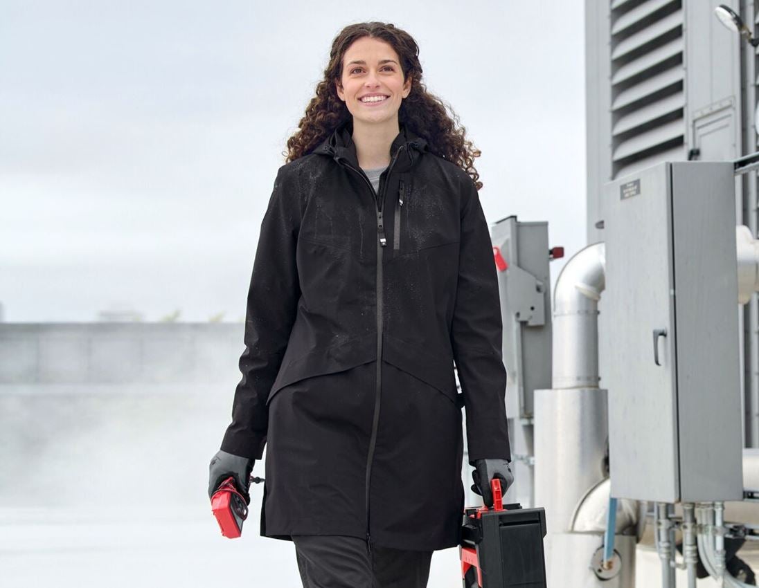 Work Jackets: 3 in 1 functional jacket e.s.ambition, ladies' + black