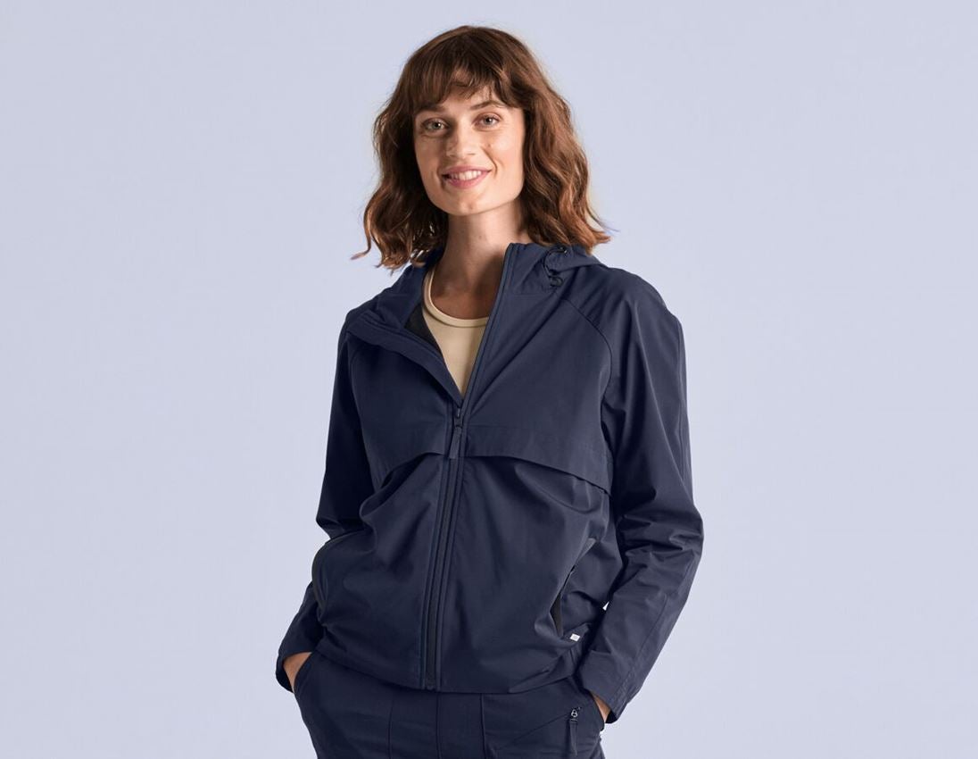 Vestes de travail: Veste de fonction e.s.avida, femmes + bleu foncé