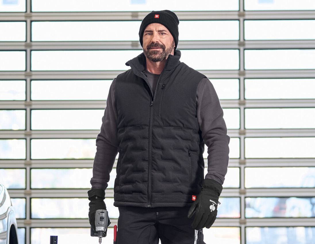 Gilets de travail: e.s. Gilet Padded + noir 3