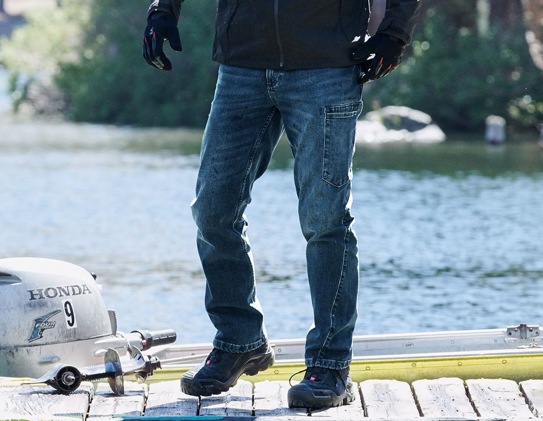 Topics: e.s. 7-pocket jeans + stonewashed