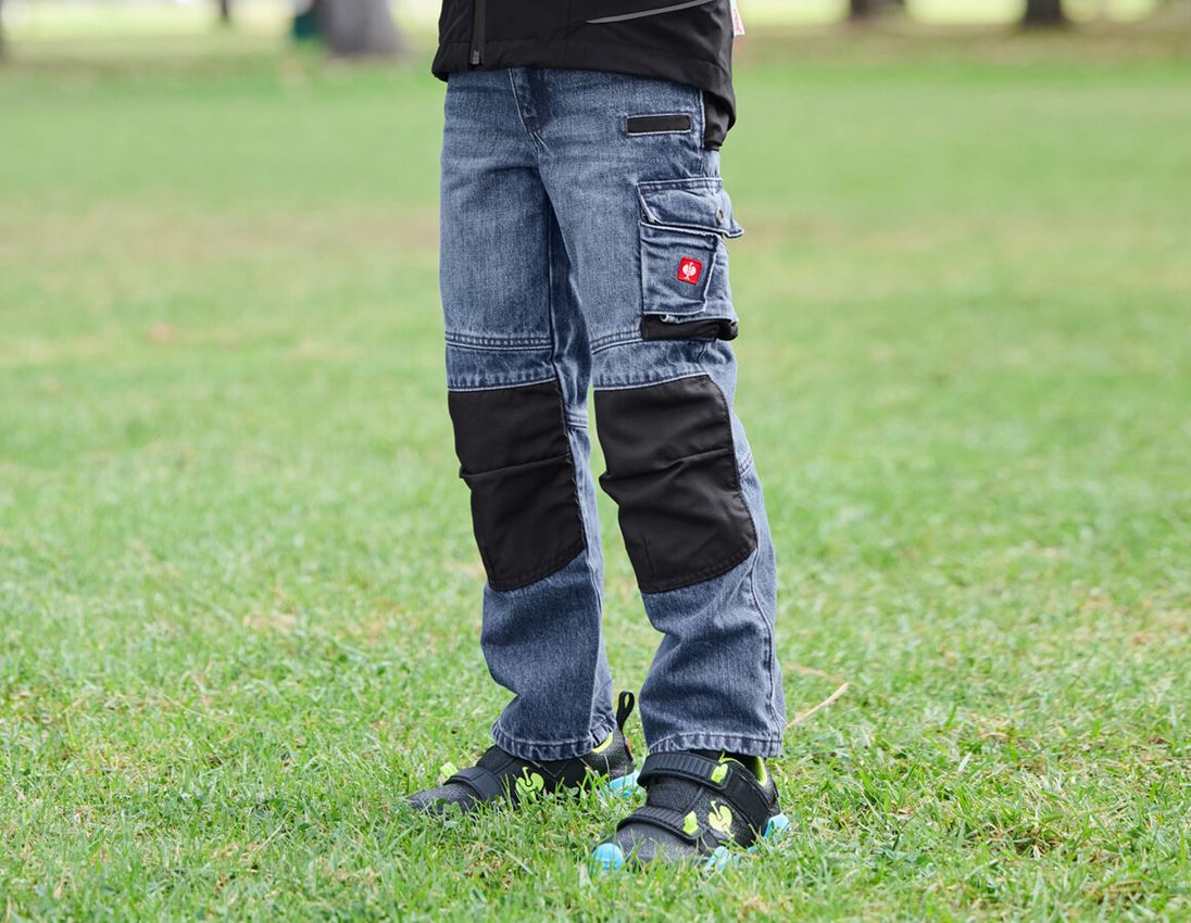 Trousers: Jeans e.s.motion denim, children's + stonewashed