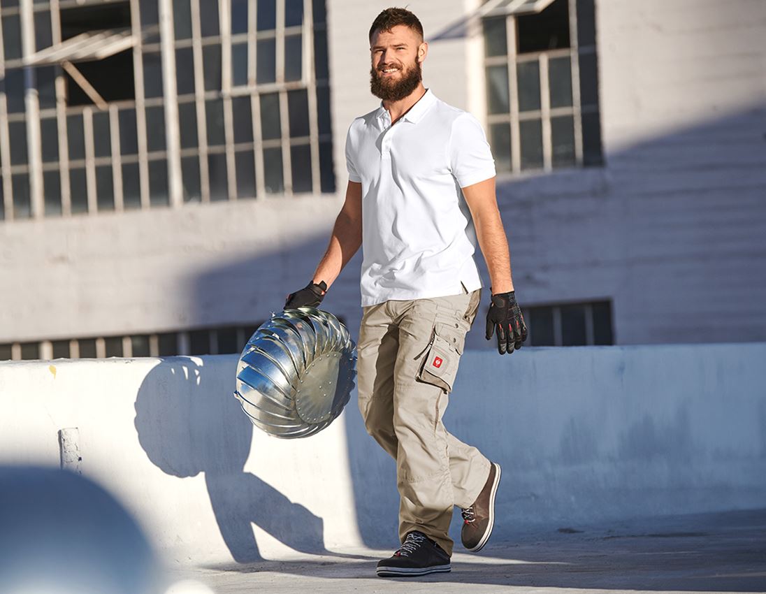 Work Trousers: Trousers e.s.motion Summer + sand/khaki/stone 1