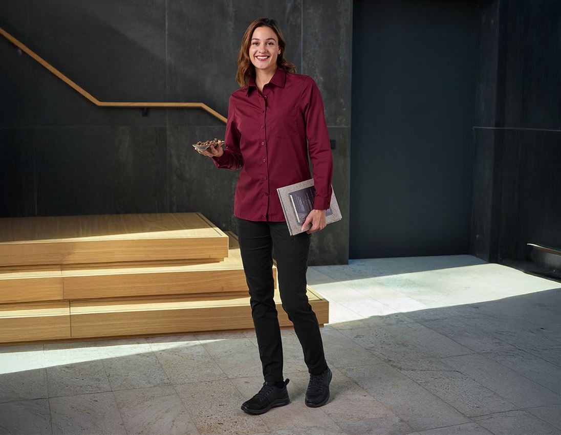 Work Trousers: e.s. Trousers  Chino, ladies' + black 1