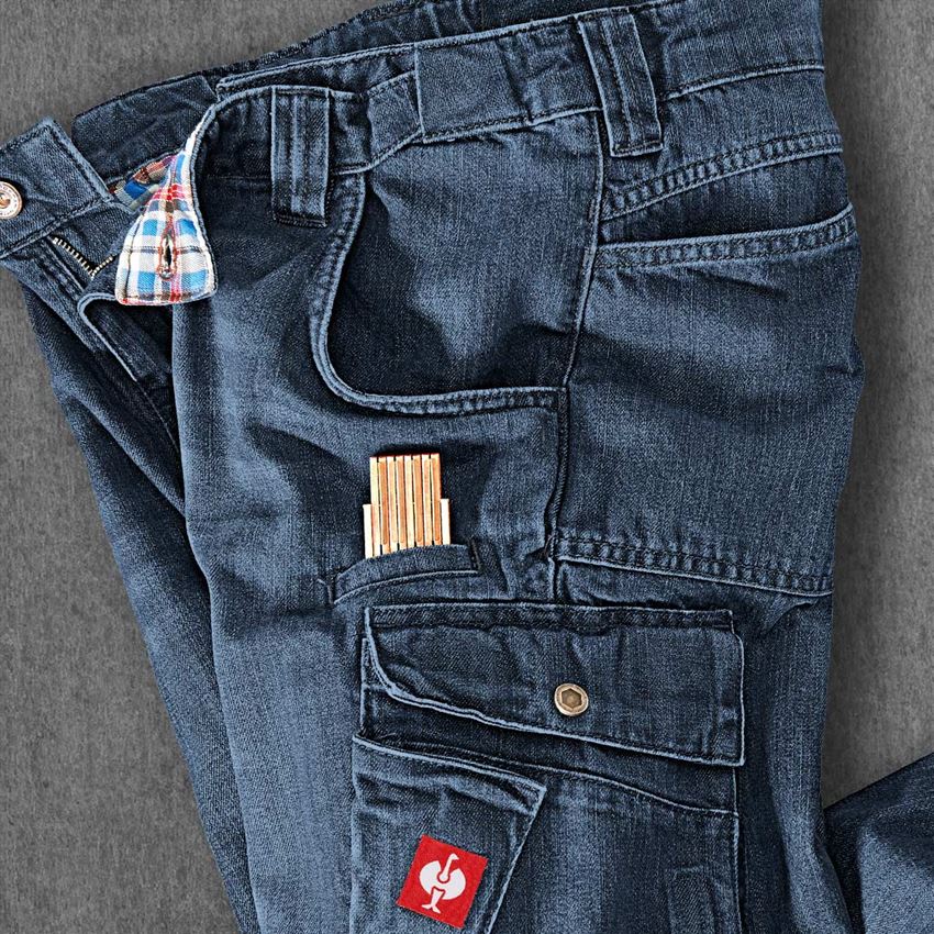 Work Trousers: e.s. Worker jeans + darkwashed 2