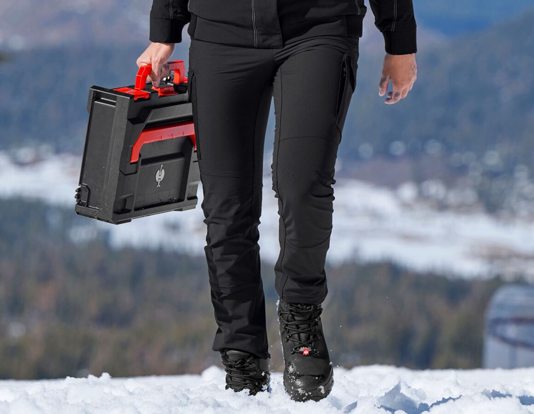 Pantalons d'hiver: Fon.pantalon cargo d’hiver e.s.dynashield solid,f + noir