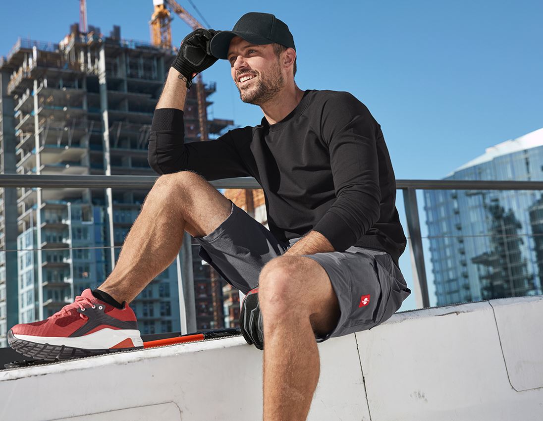 Work Trousers: Functional short e.s.dynashield solid + anthracite 3