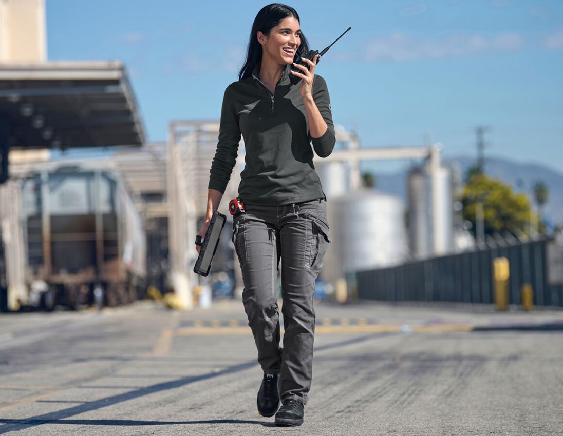 Work Trousers: Cargo trousers e.s.vintage, ladies' + pewter 1