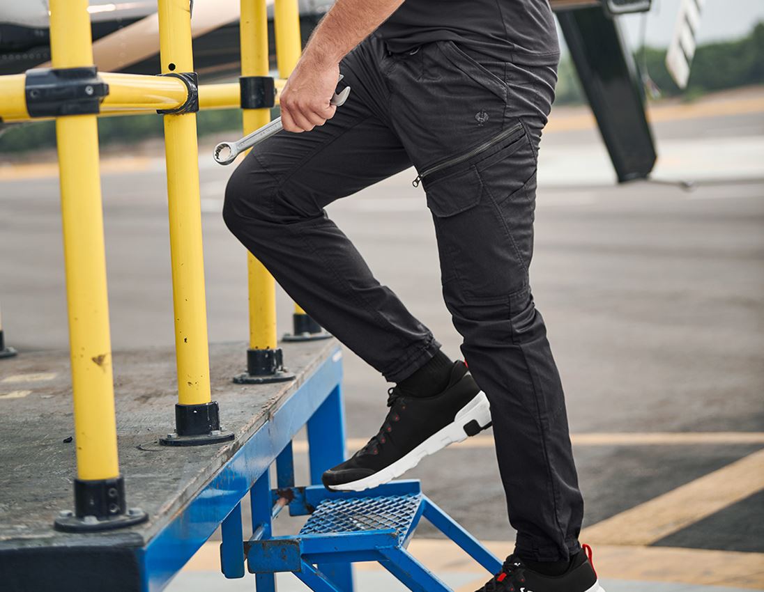 Pantalons de travail: Pantalon Cargo e.s. ventura vintage + noir 1